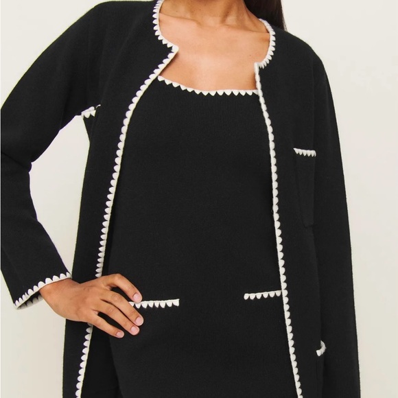 Brand New Never Worn Reformation Isabelle Regenerative Wool Sweater Jacket. - Picture 5 of 8